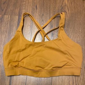 Lululemon gold sports bra